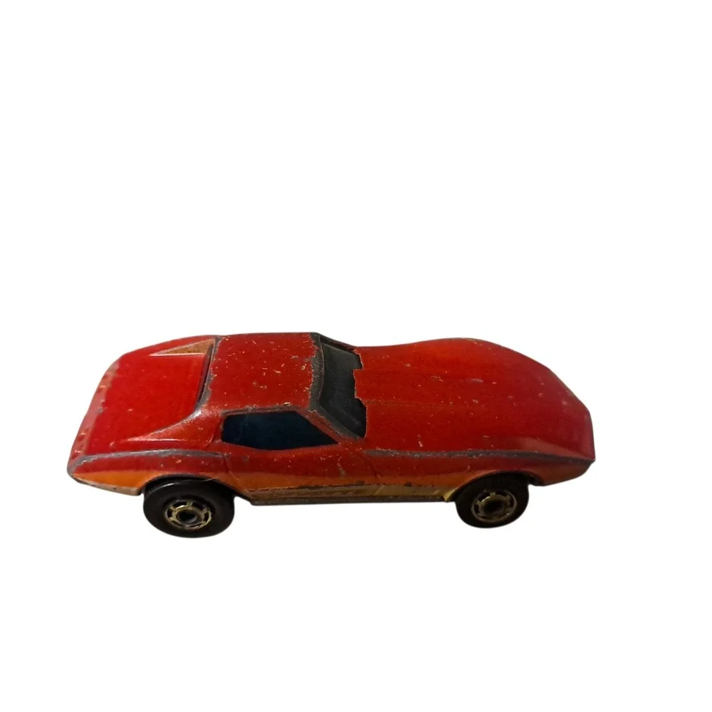 Vintage Hot Wheels Corvette Stingray 1980 Red Made in Hong Kong
